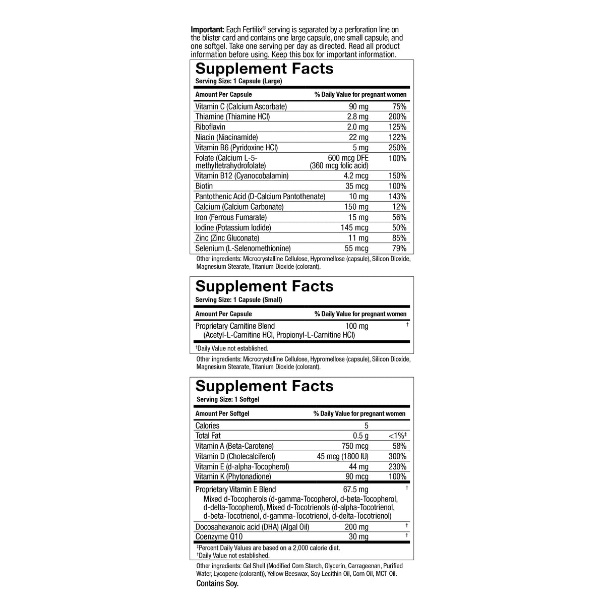Fertilix Prenatal Plus